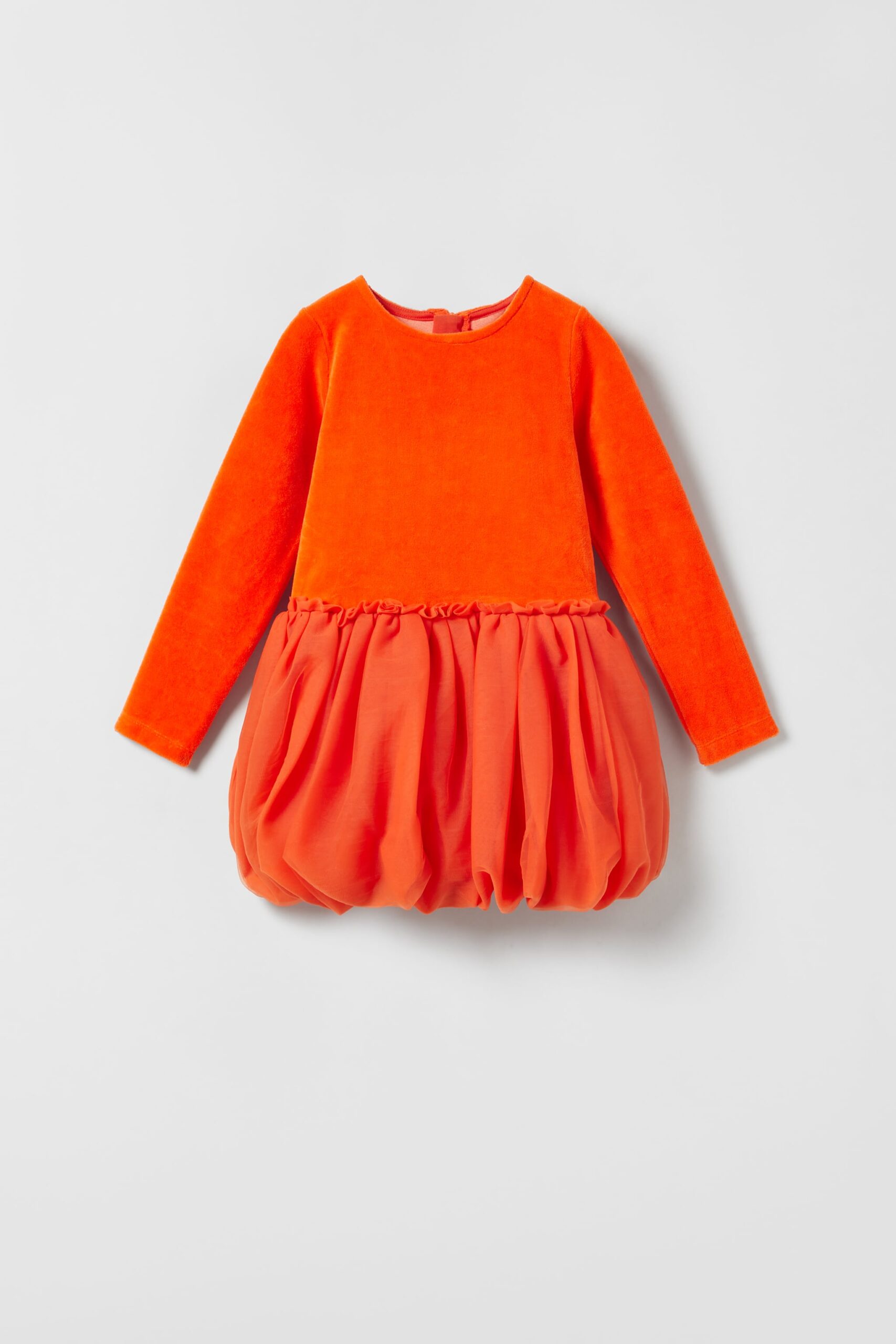 Vestito Halloween arancione da zucca scaled - Costumi Halloween Bambini ZARA 2022