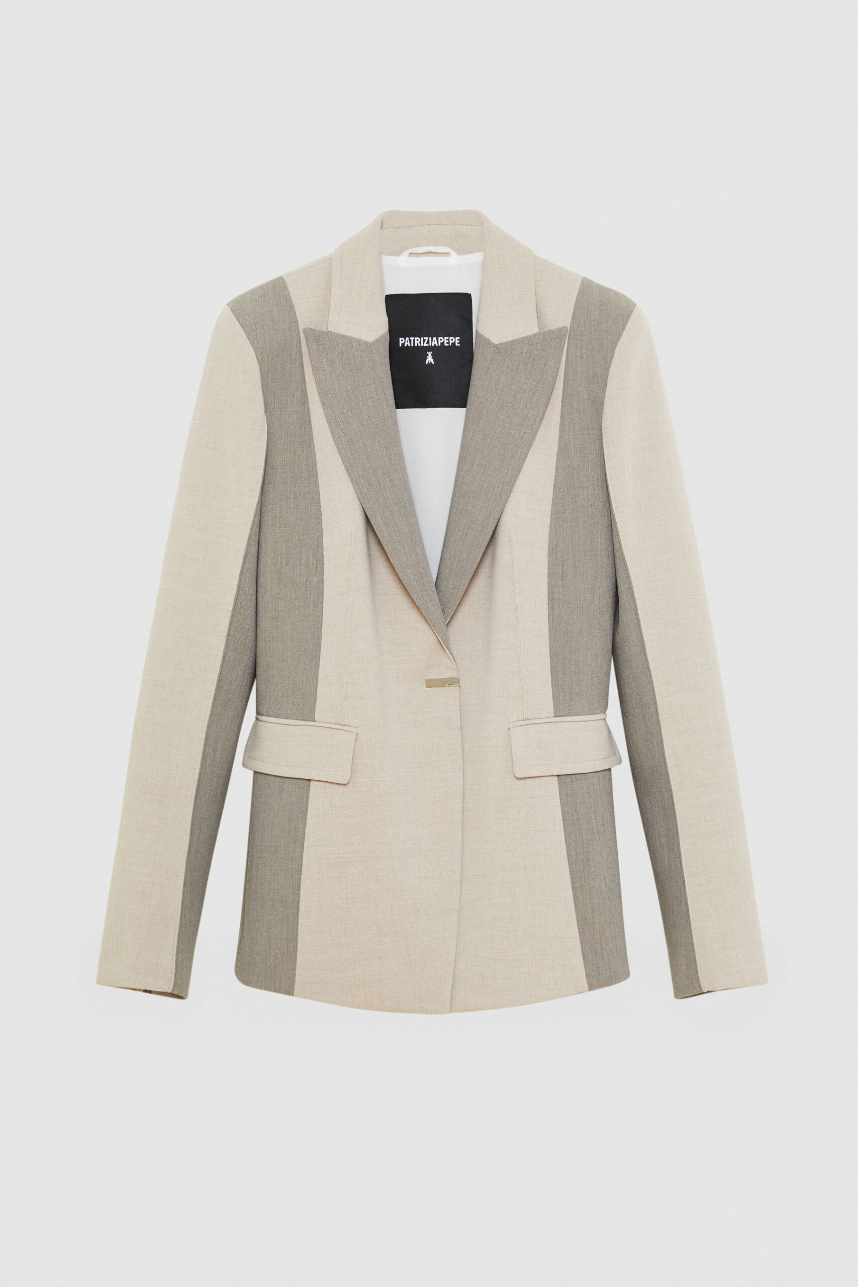 Nuova giacca bicolore Patrizia Pepe scaled - Tailleur Donna Patrizia Pepe Primavera Estate 2023