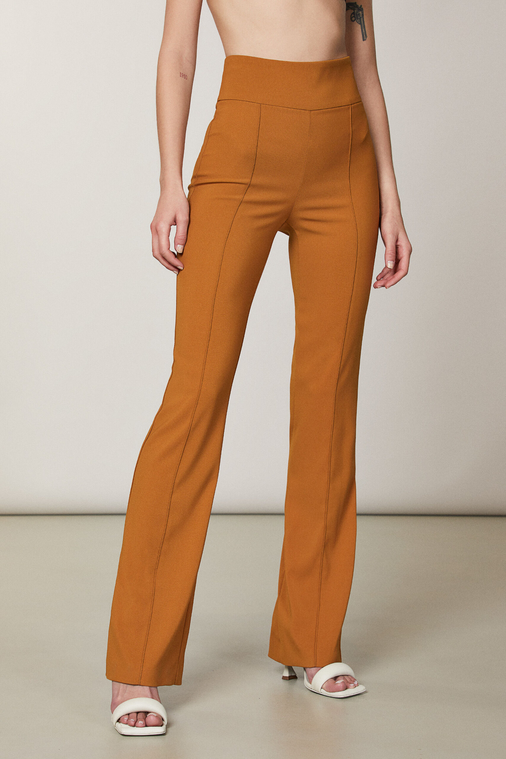 Pantalone a vita alta Patrizia Pepe scaled - Tailleur Donna Patrizia Pepe Primavera Estate 2023