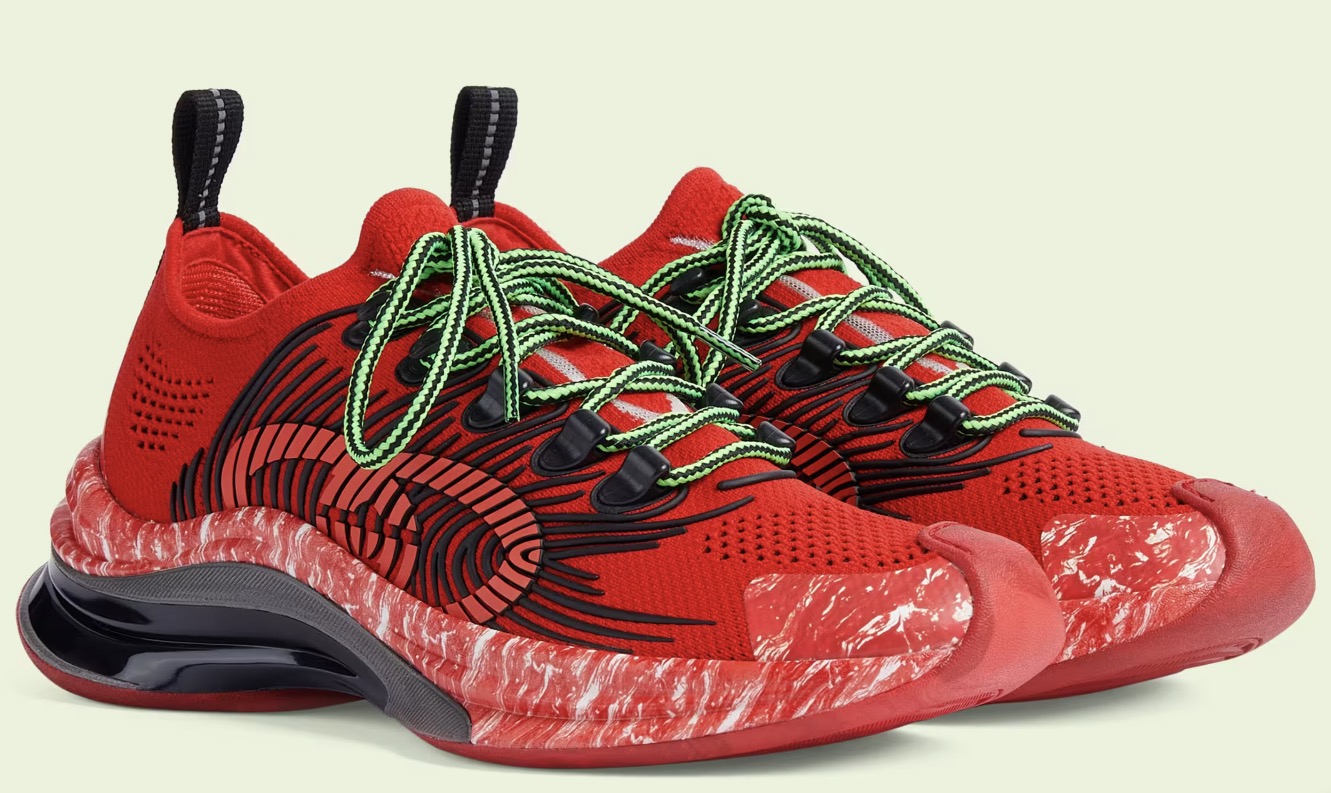 Sneakers Donna Gucci Run Estate 2023 Rosse - Nuove Sneakers Donna Gucci Run 2023