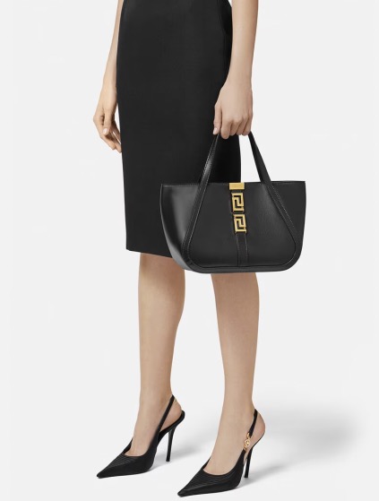Borsa nera Versace Greca Goddess Borsa nera Versace Greca Goddess