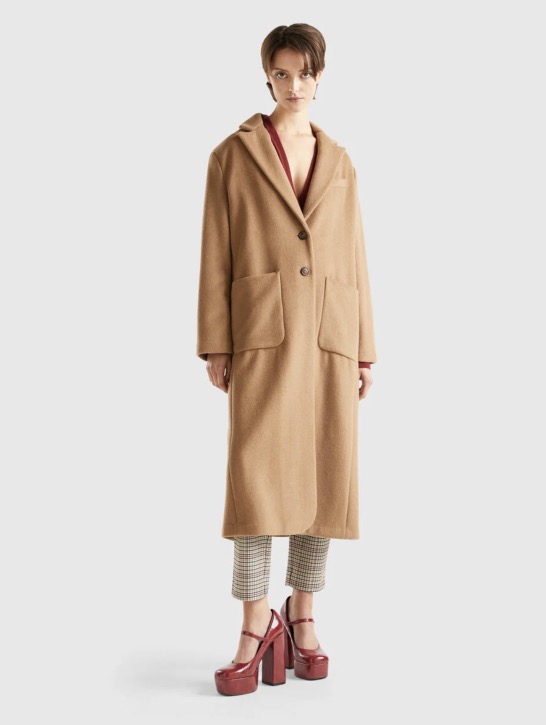 Cappotto color cammello Benetton Cappotto color cammello Benetton