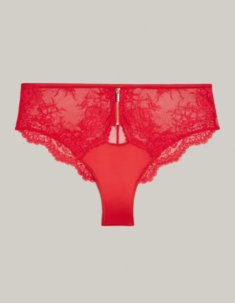 Slip a vita alta Yamamay rossa natalizia 2023 Slip a vita alta Yamamay rossa natalizia 2023
