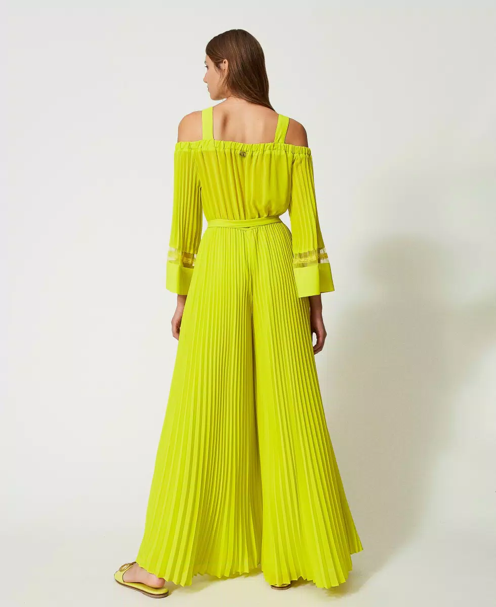 Tuta intera elegante con pantaloni palazzo Twinset Tuta intera elegante con pantaloni palazzo Twinset
