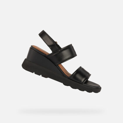Sandali in pelle con zeppa GEOX 2024