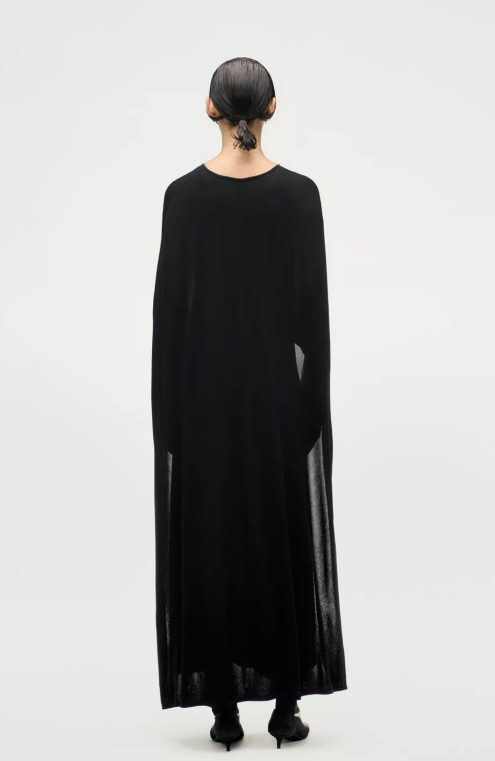 Abito lungo nero ZARA Abito lungo nero ZARA