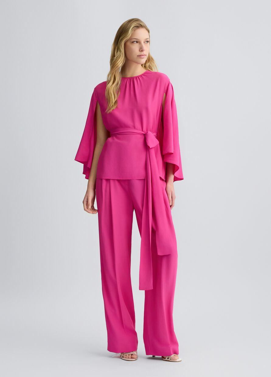 Completo blusa e pantaloni eleganti da cerimonia Liu Jo primavera estate 2025 Completo blusa e pantaloni eleganti da cerimonia Liu Jo primavera estate 2025