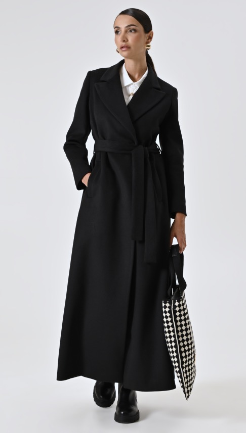 Cappotto lungo a vestaglia Rinascimento inverno 2025 2026 Cappotto lungo a vestaglia Rinascimento inverno 2025 2026