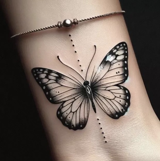 Tatuaggio Farfalla Simbolo di Trasformazione e Cambiamento