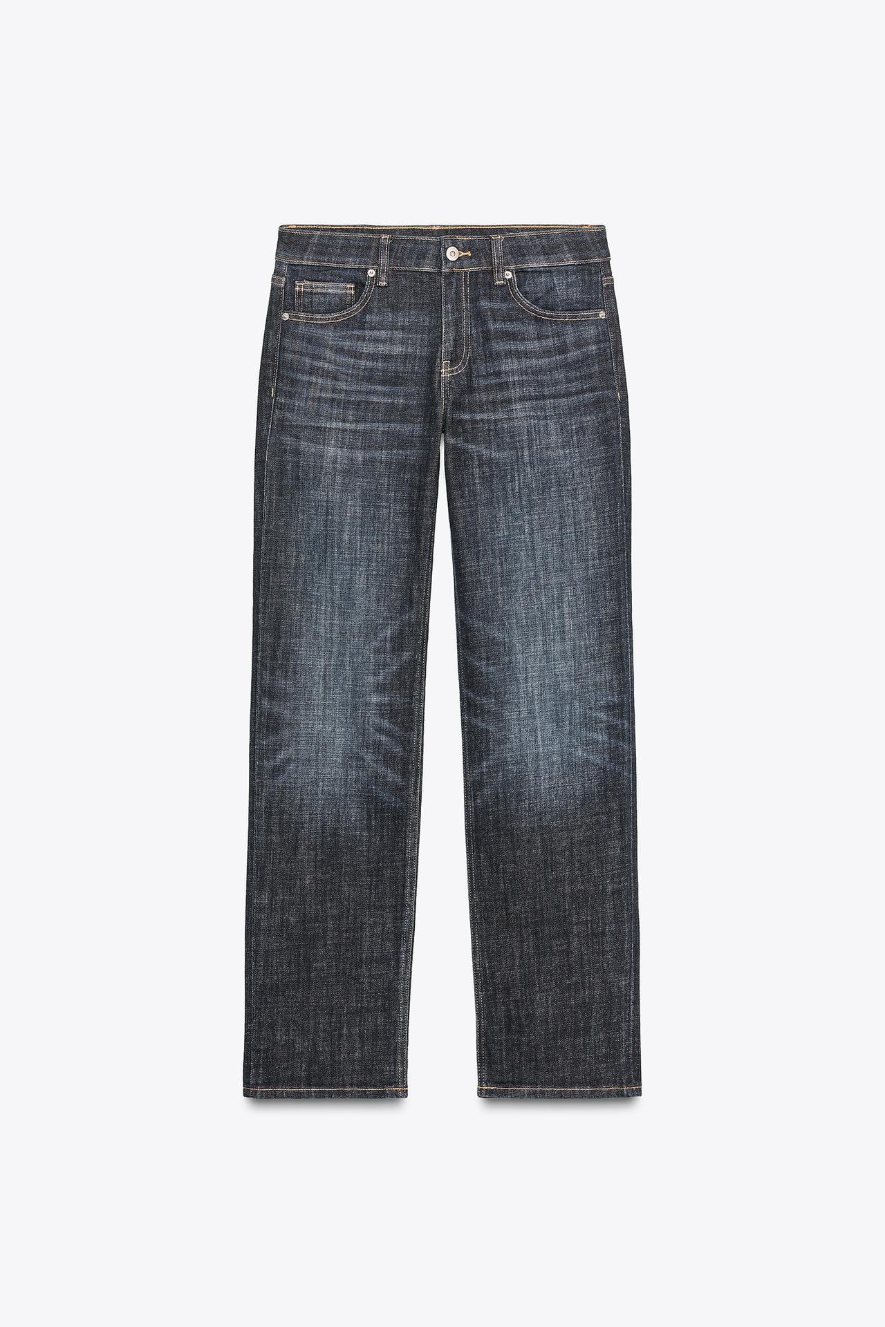 Jeans dritti a vita bassa