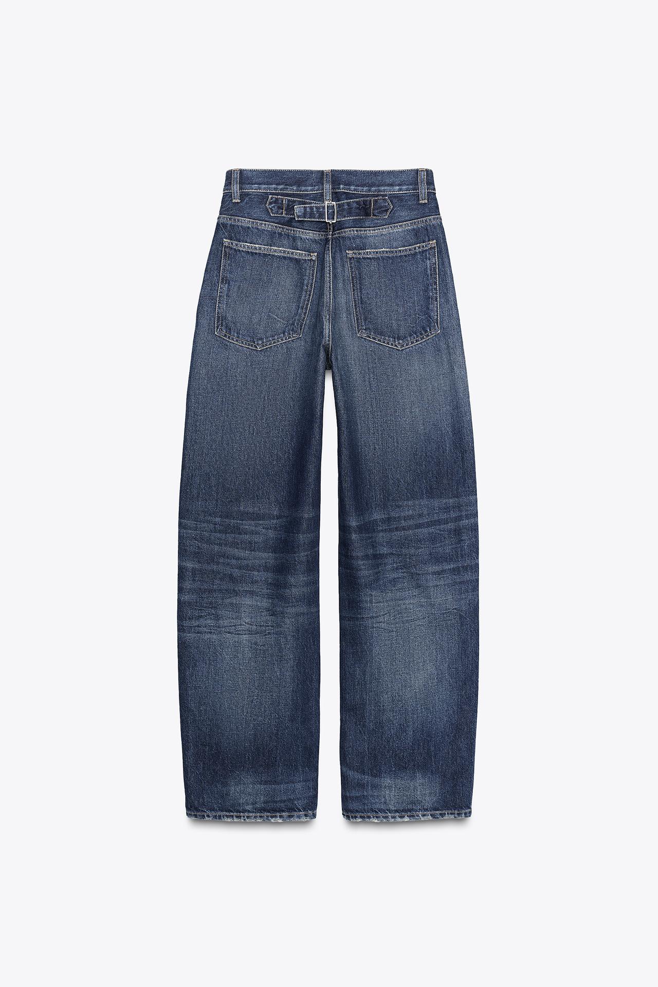 Jeans straight wide a vita alta ZARA nuova collezione invernale 2025 2026