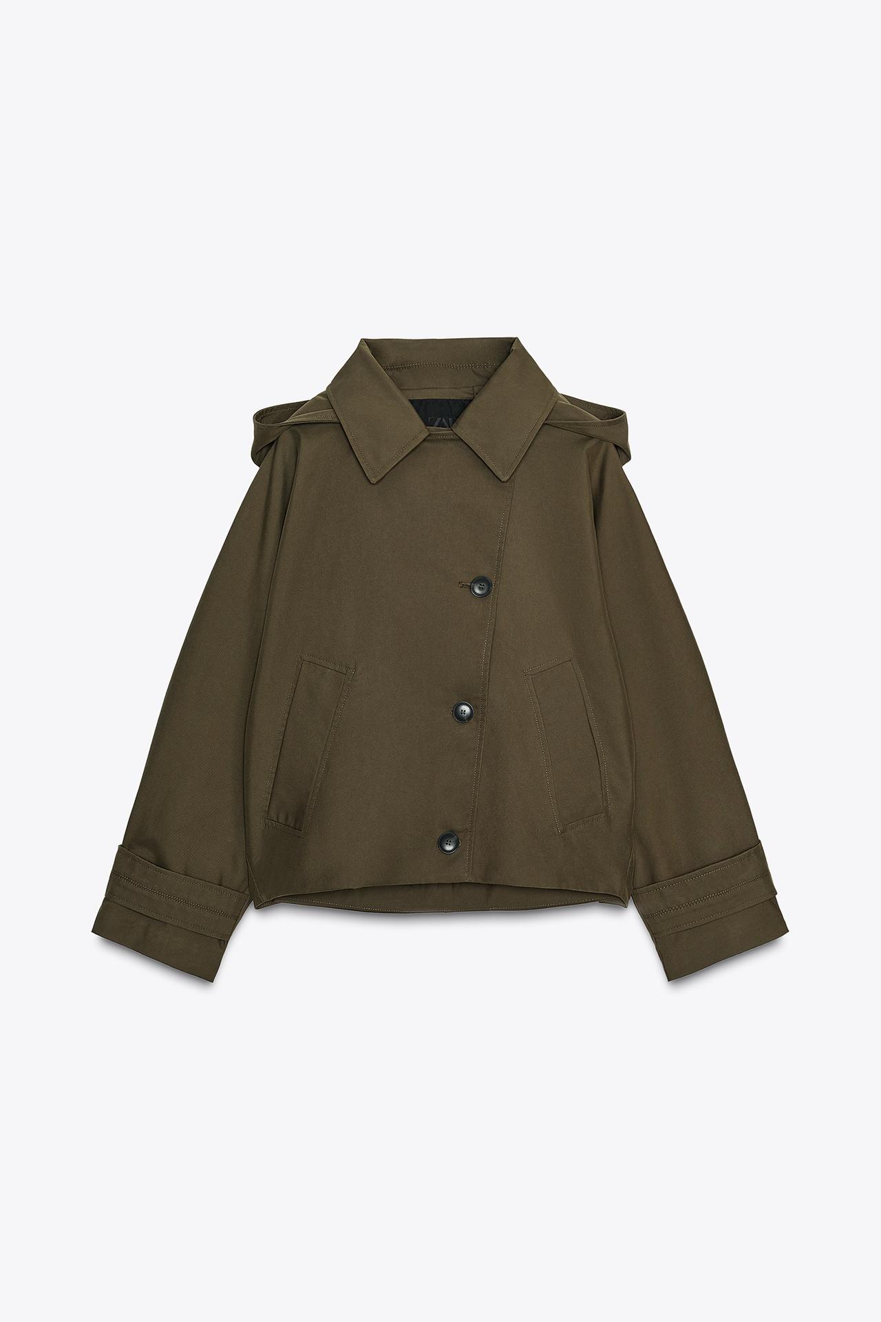 Nuovo trench corto moda autunno 2025 ZARA