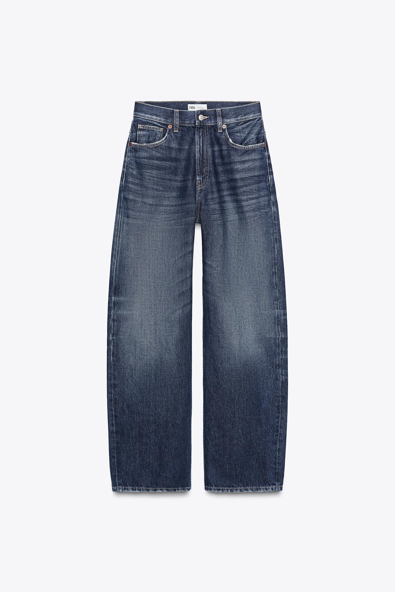 Pantaloni ZARA straight wide a vita alta inverno 2026