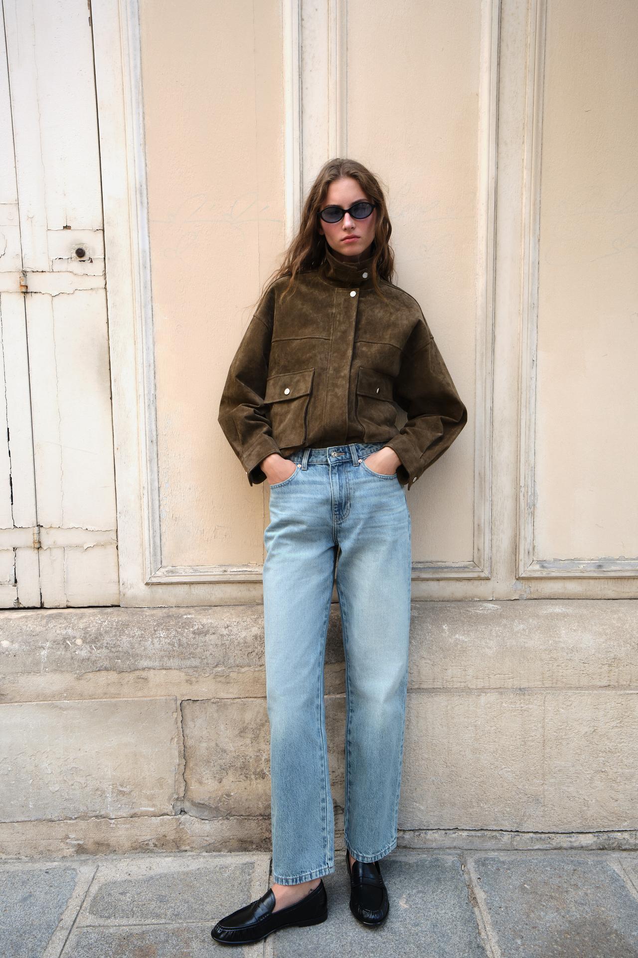 ZARA jeans dritto azzurro chiaro