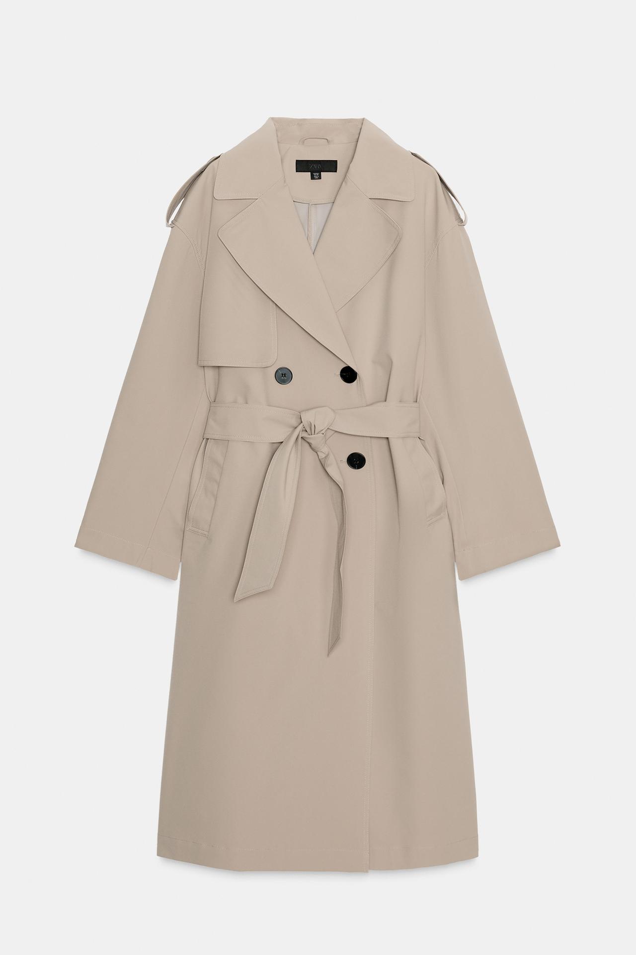 Zara trench lungo collezione autunno inverno 2025 2026