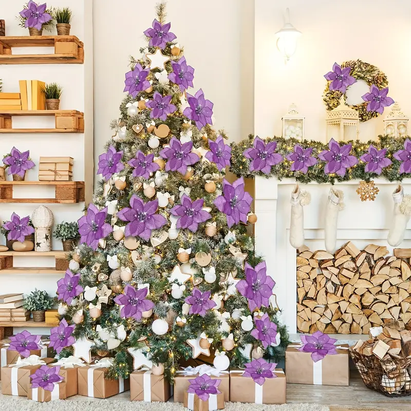 Albero di Natale nei toni del lilla Albero di Natale nei toni del lilla