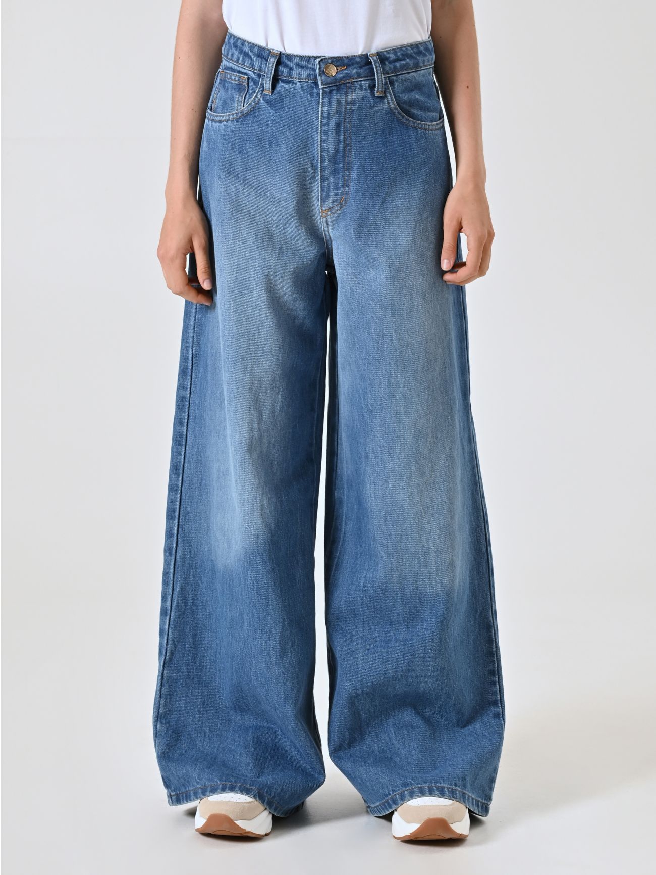 Jeans Wide Leg Rinascimento