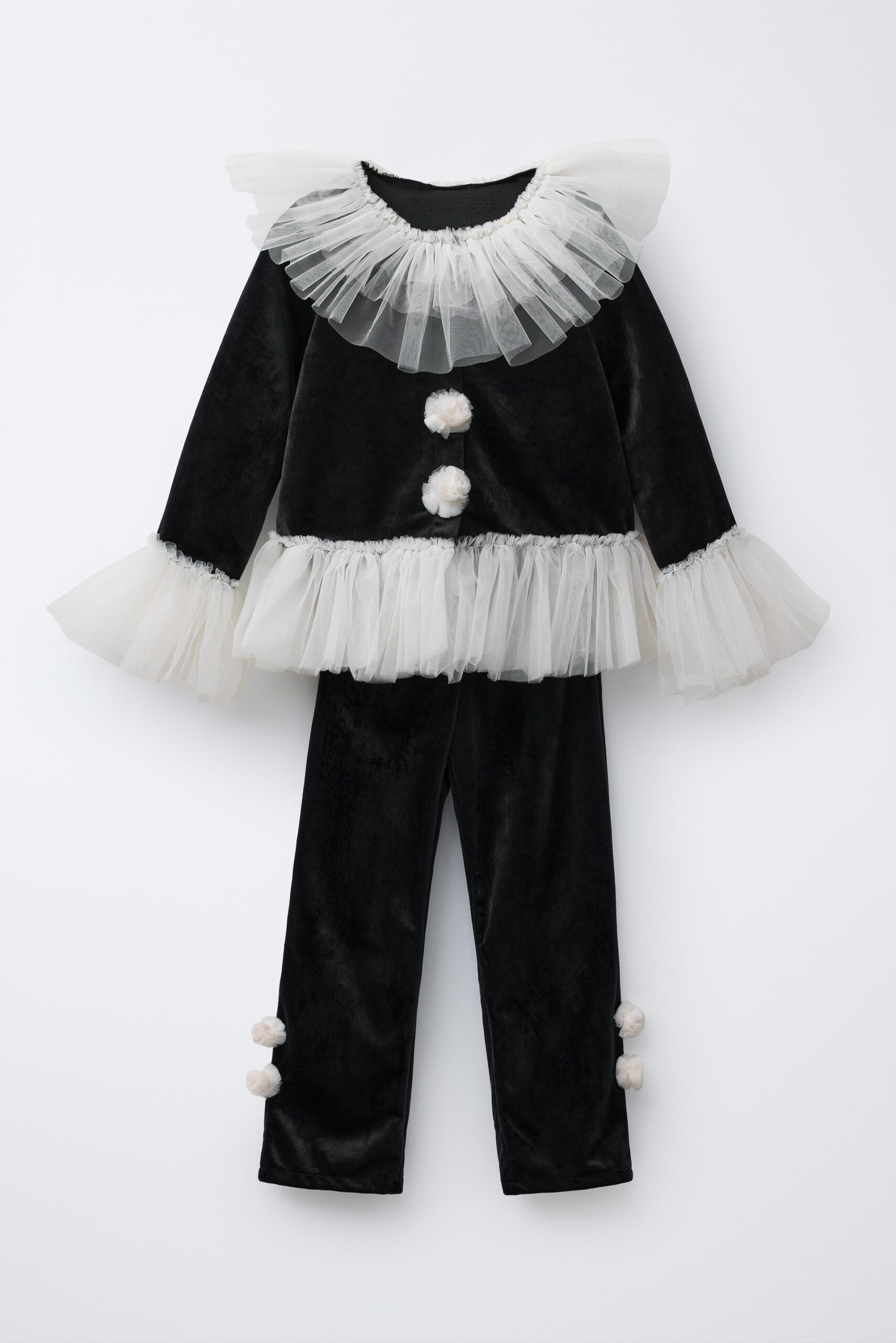 Vestito Halloween da Pierrot 2025 ZARA Vestito Halloween da Pierrot 2025 ZARA