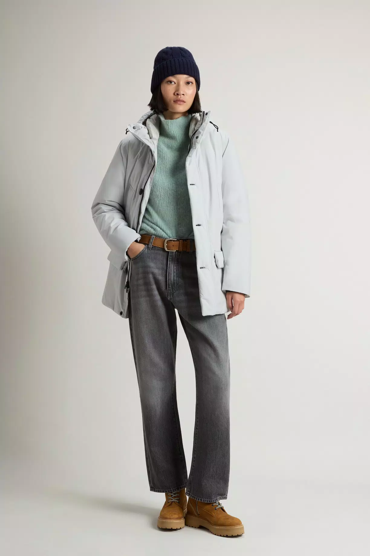 Woolrich Parka Cloud Dry Gray Woolrich Parka Cloud Dry Gray