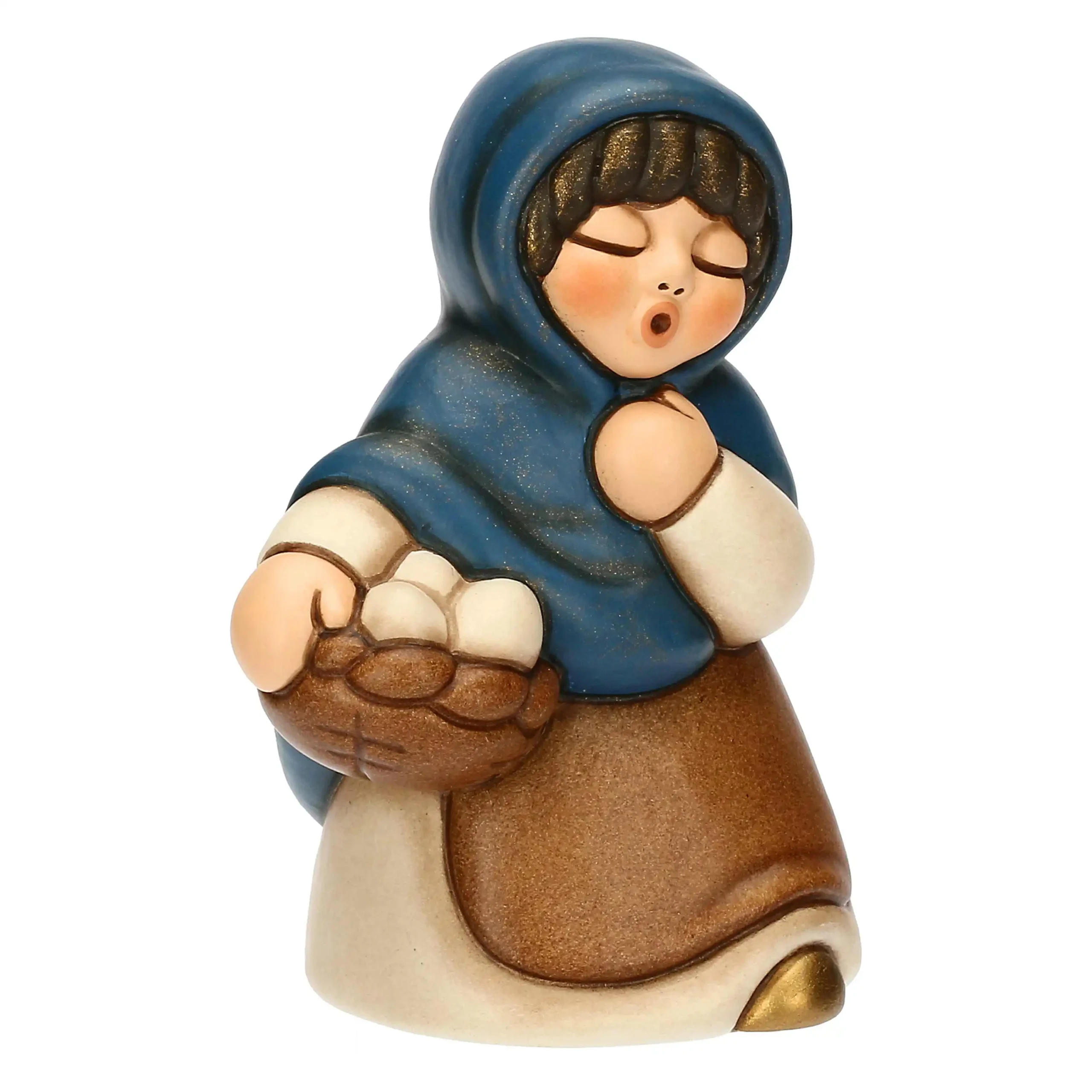 Thun Donna con cesto di uova Presepe Classico 2025