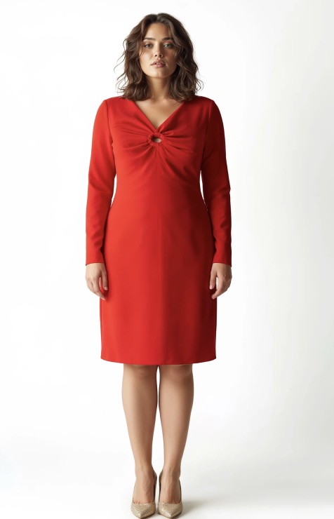 Rinascimento abito curvy rosso Natale 2025 Rinascimento abito curvy rosso Natale 2025