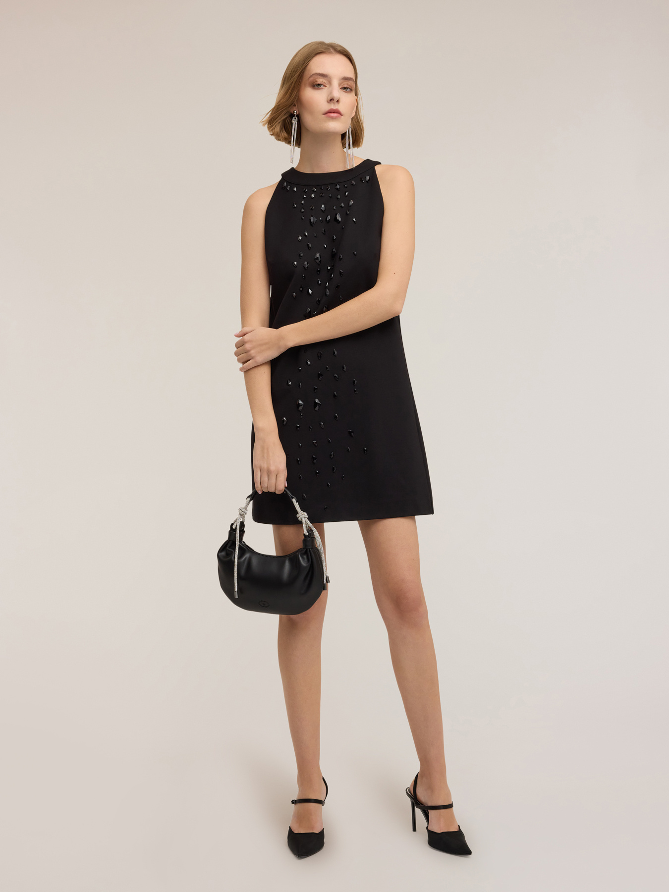 Tubino nero corto MOTIVI