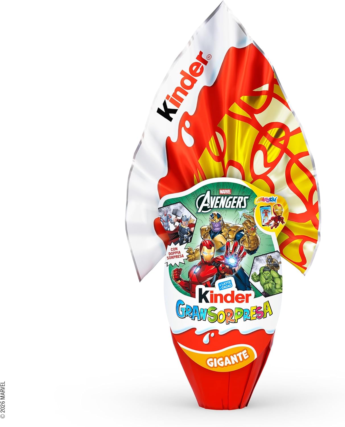 Avengers Uovo di Pasqua Kinder Gigante 2026