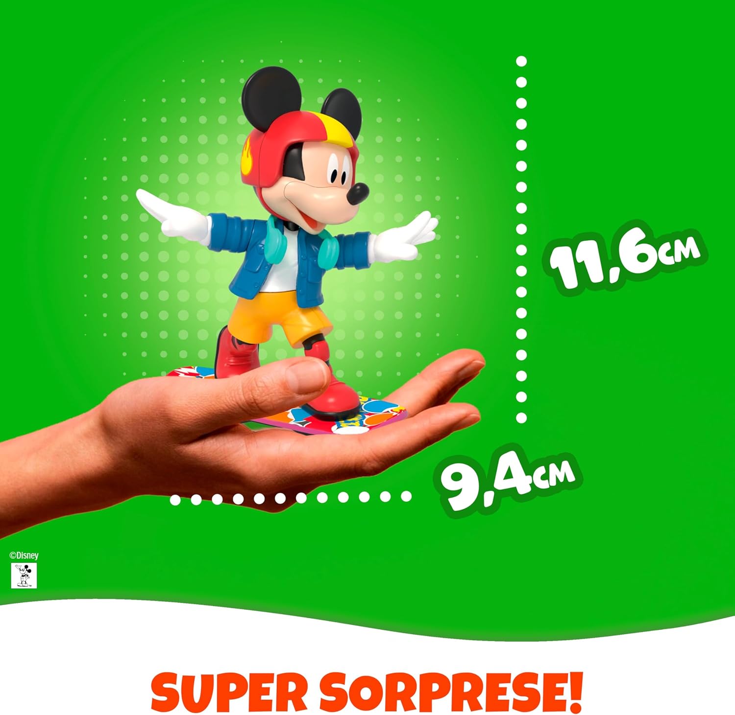 Dimensioni Topolino Uova di Pasqua Kinder 2026