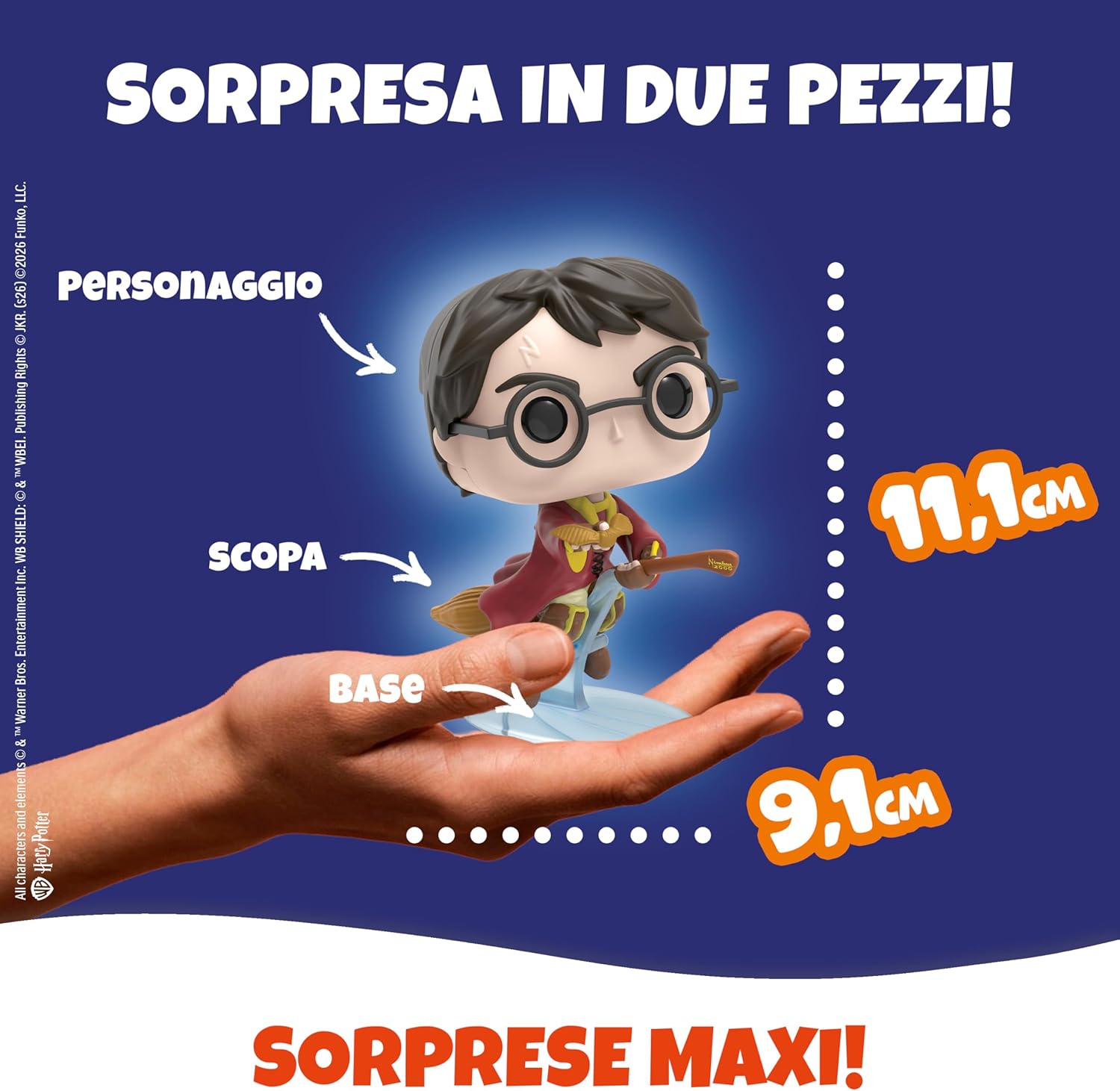 Dimensioni sorprese Uova di Pasqua Harry Potter