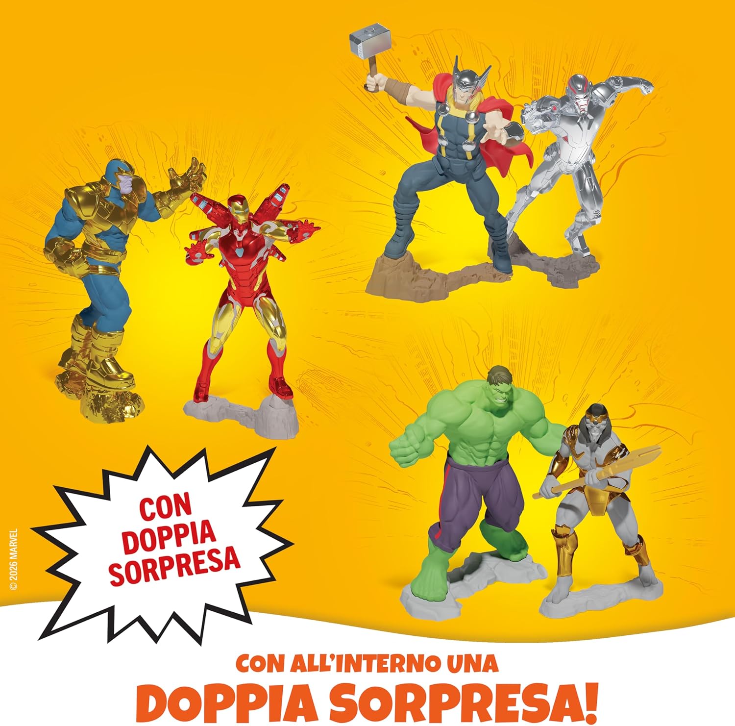 Sorprese Avengers Kinder 2026