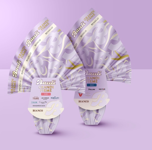 Uova di Pasqua Bauli Grandi Firme 2026 THUN