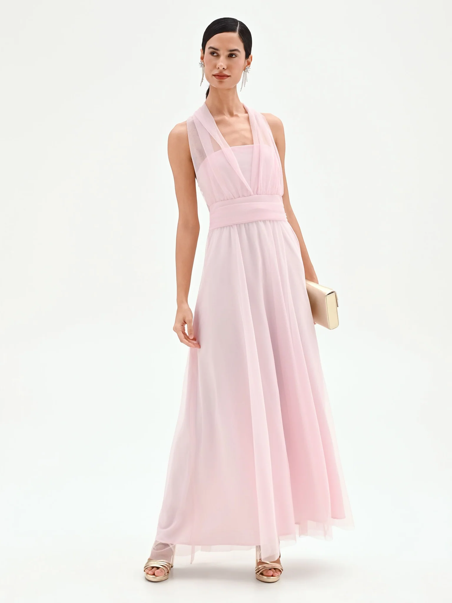 Abito lungo romantico Rinascimento estate 2026