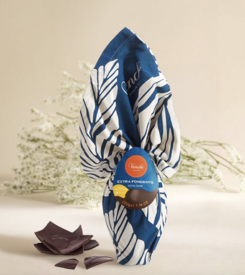 Uovo di Pasqua 2026 Venchi senza zuccheri aggiunti extra fondente Uovo di Pasqua 2026 Venchi senza zuccheri aggiunti extra fondente