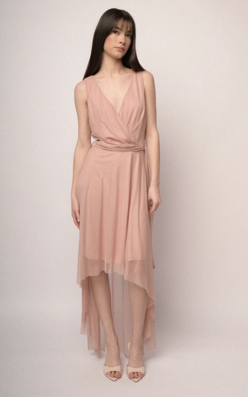 Nuna Lie vestito asimmetrico estate 2026 in tulle Nuna Lie vestito asimmetrico estate 2026 in tulle