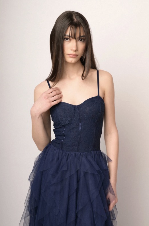 Vestito lungo con top bustier Nuna Lie Vestito lungo con top bustier Nuna Lie