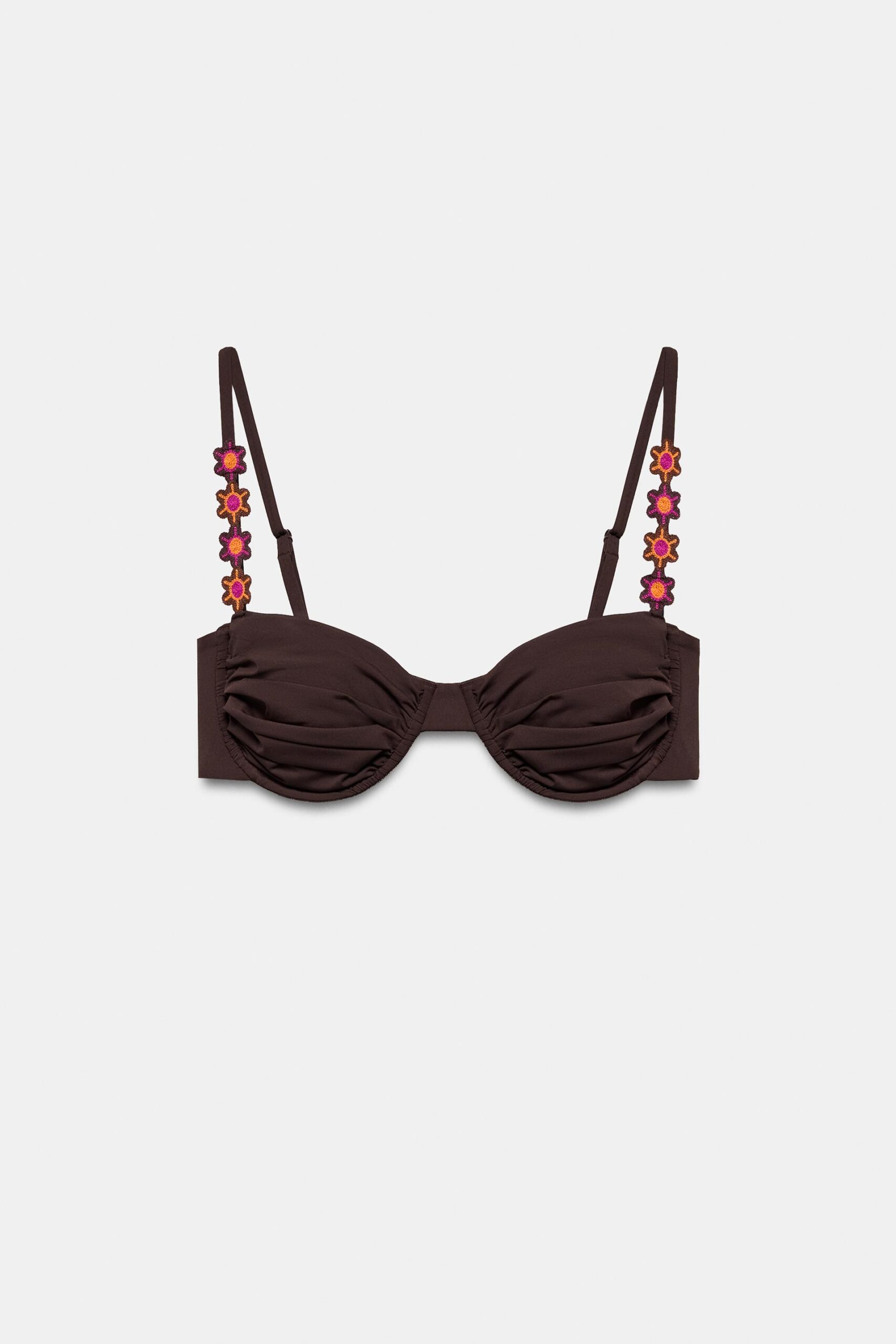 Reggiseno con fiorellini costume ZARA