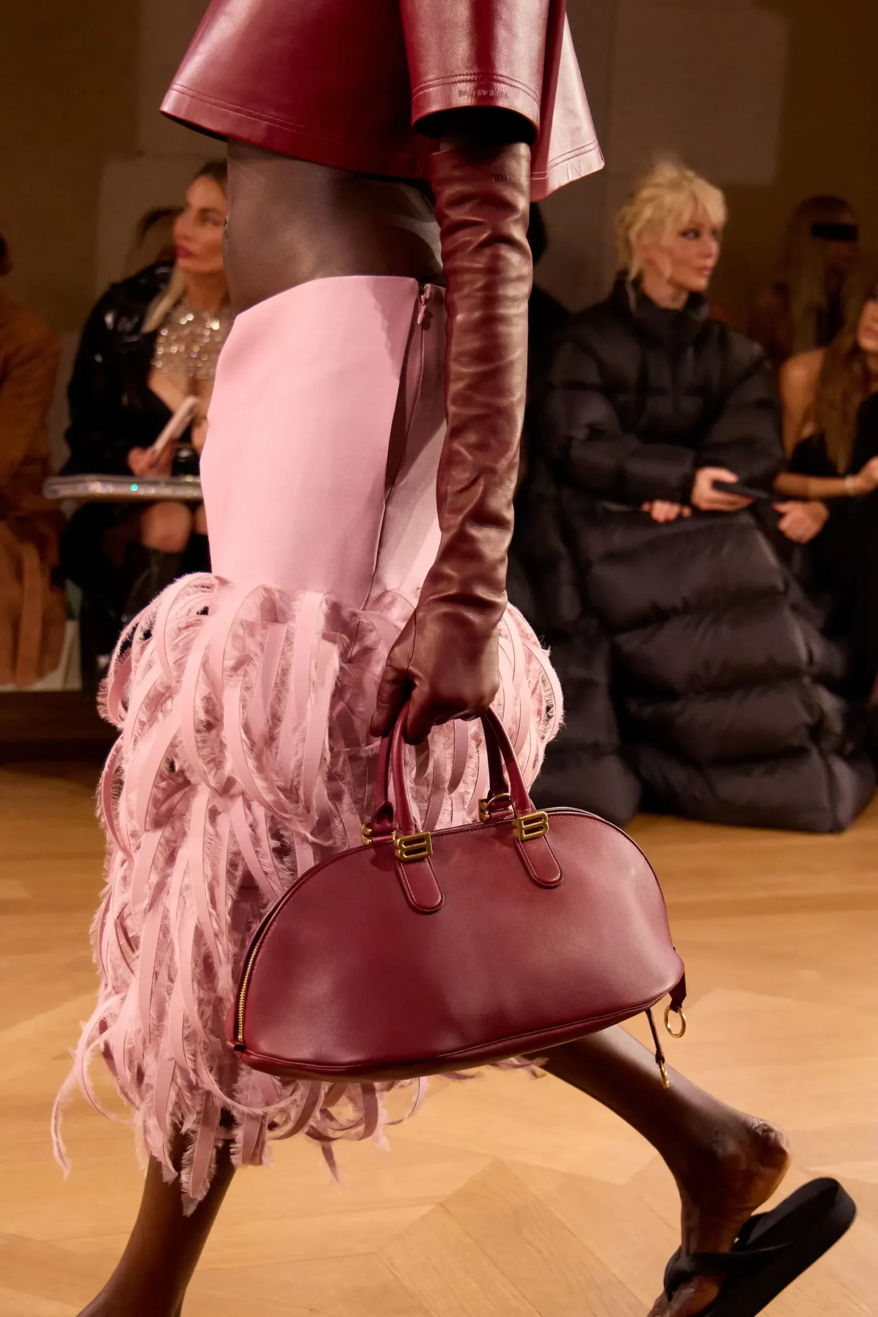 Tendenza Accessori Guanti Lunghi in pelle