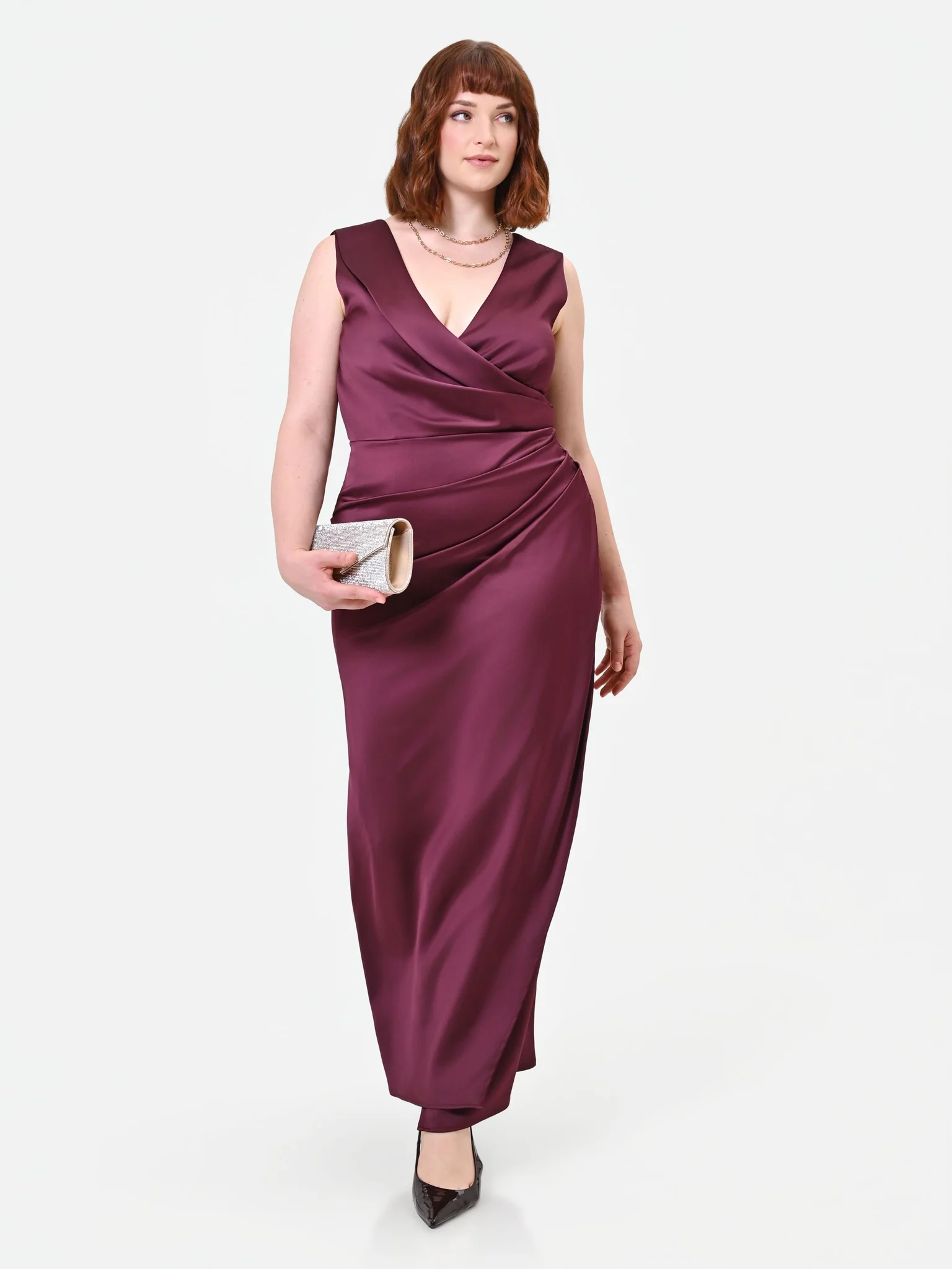 Abito lungo curvy aderente Rinascimento autunno inverno 2026 2027