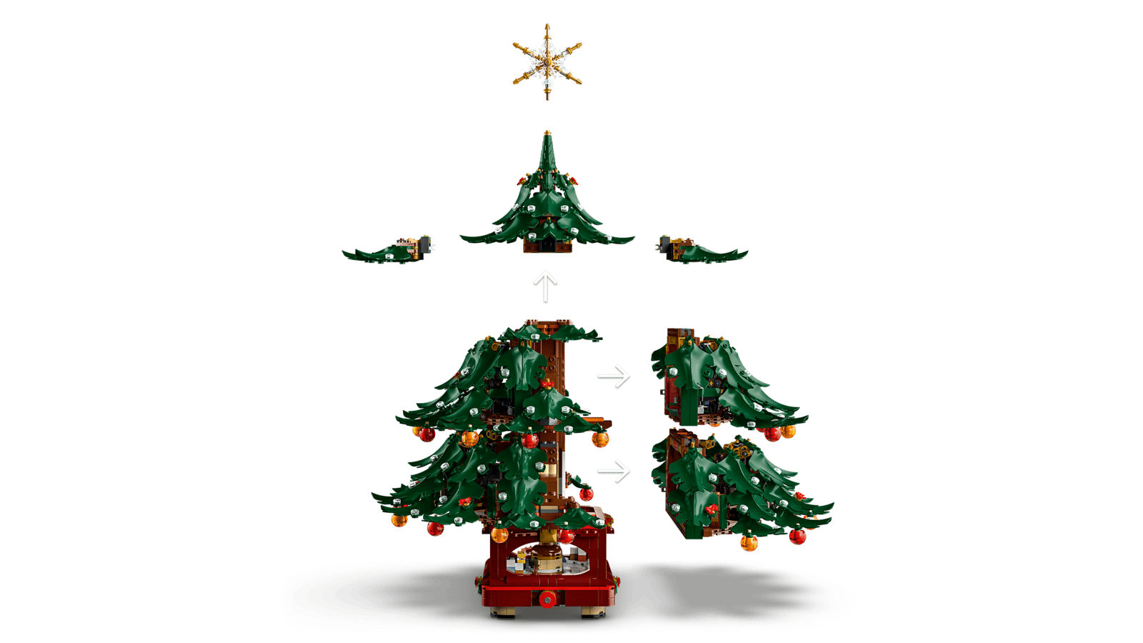 Sezioni albero di Natale LEGO Sezioni albero di Natale LEGO